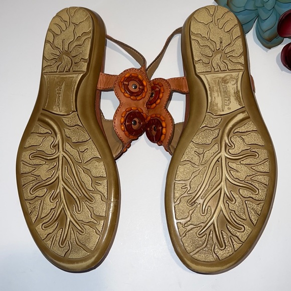 Earth Zephya Spice Leather Sandals Size 8 - Picture 7 of 12